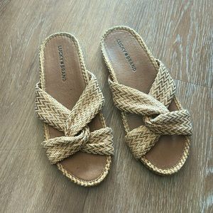 LUCKY BRAND WOVEN SLIPPER